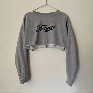 Fiorucci Cropped Logo Sweatshirt XS